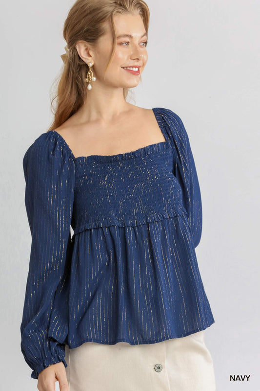 Lost in shimmer Blouse