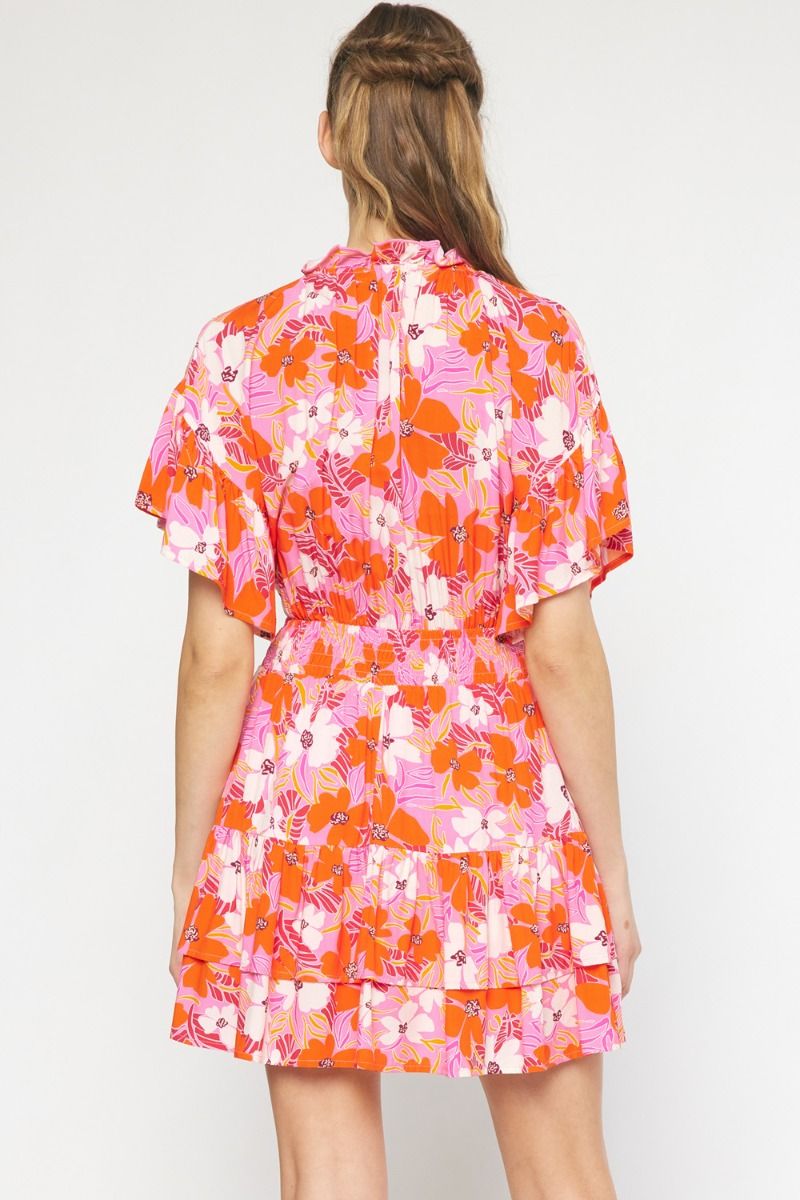 Pink Flower Dress