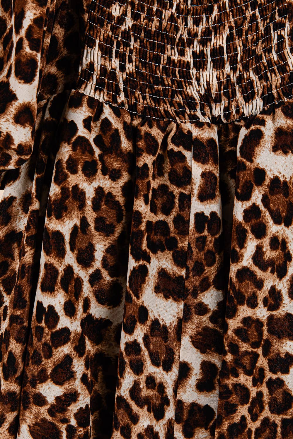 Leopard Babydoll Mini Dress