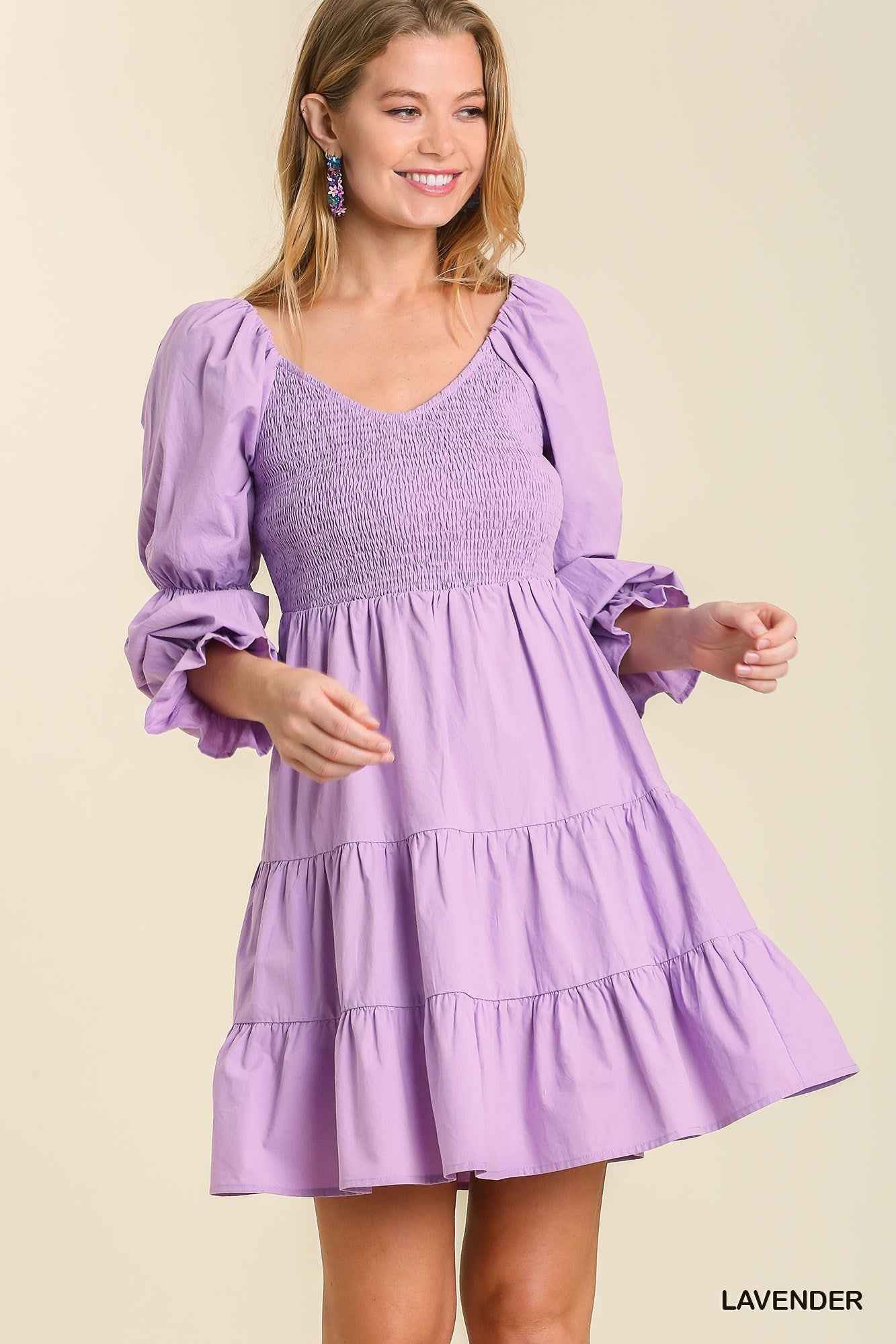 Bubble SLV Lavender Dress