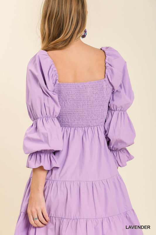 Bubble SLV Lavender Dress
