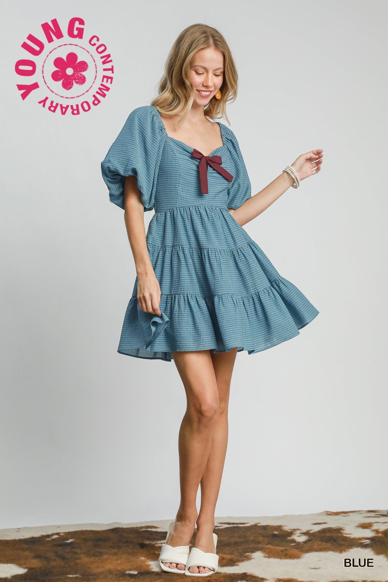 Seersucker Mini dress