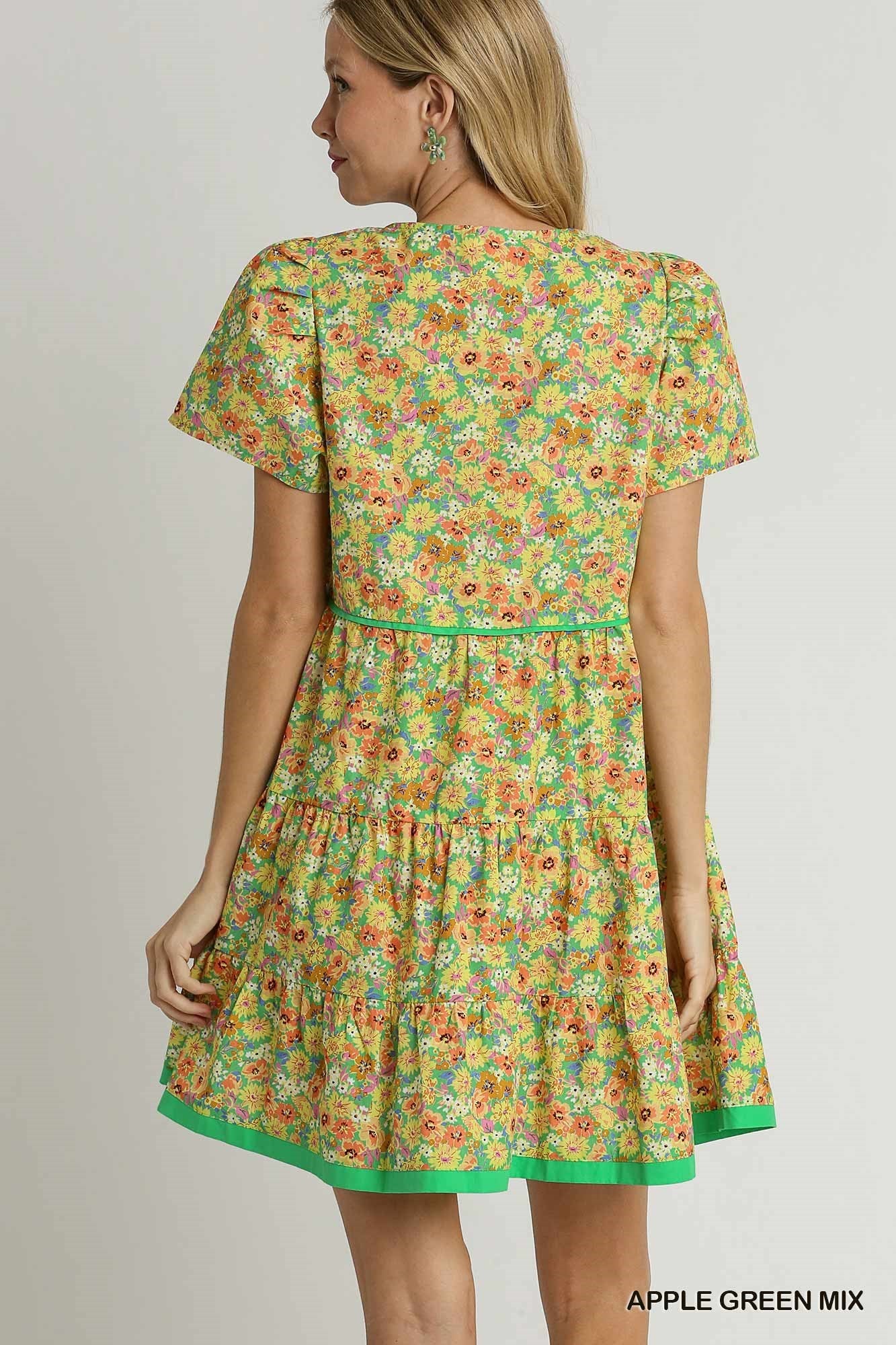 Flower spring dress