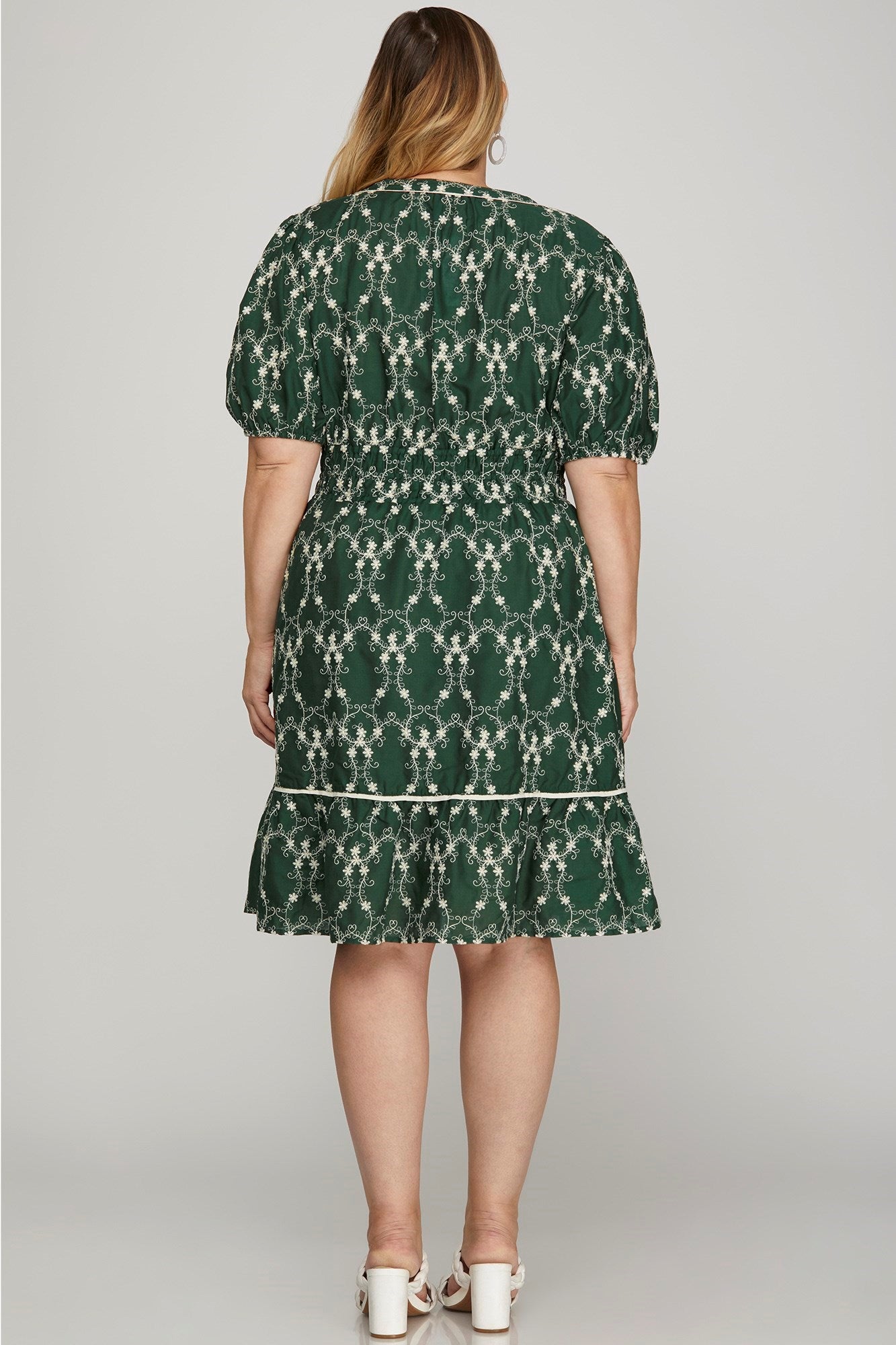 Janice Embroidered Dress