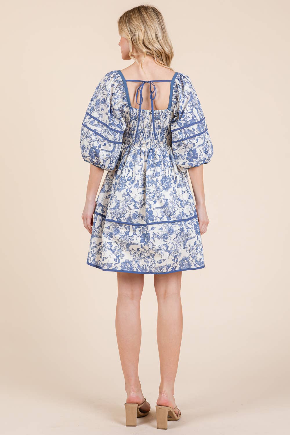 Floral Tiered Mini Dress