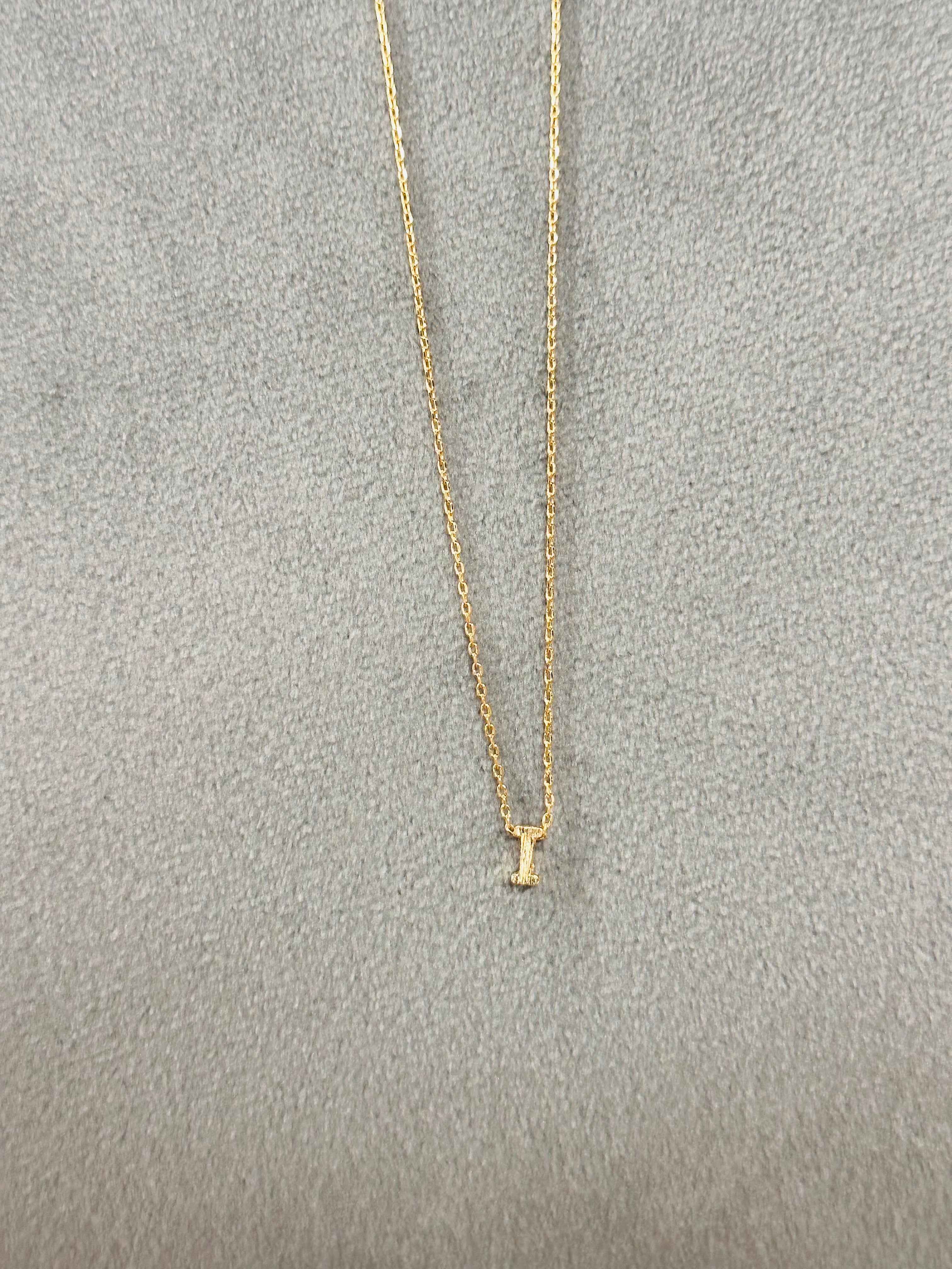 Gold Dipped TNR Letter Necklace