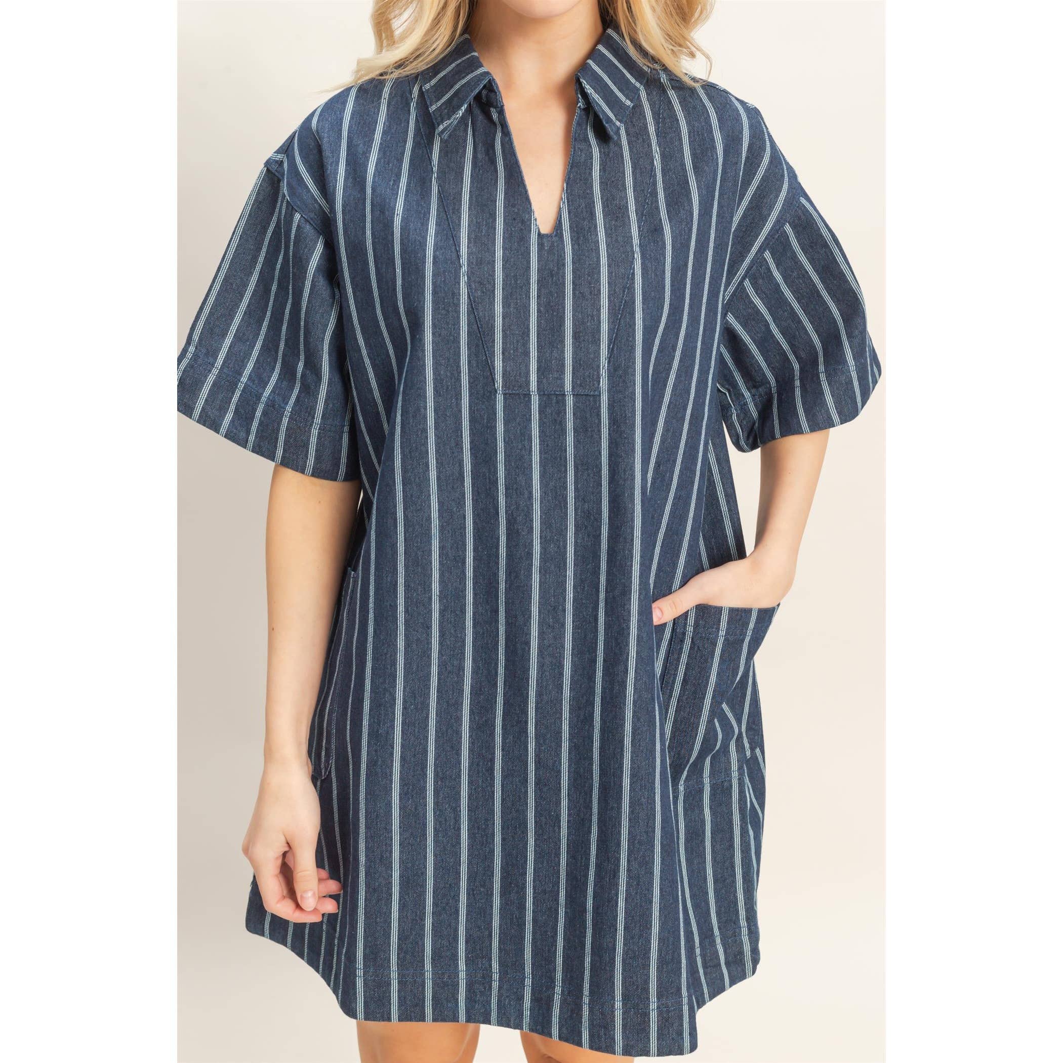 Striped Victoria Dress