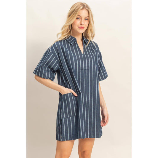 Striped Victoria Dress