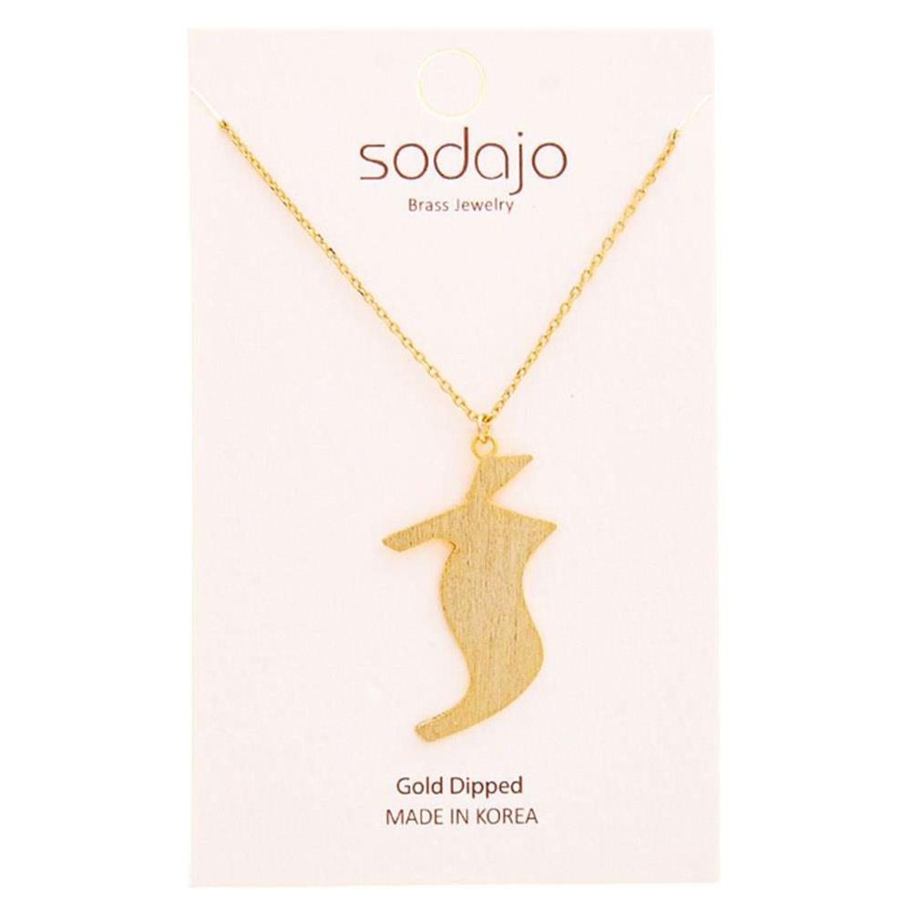 Gold Dipped Letter Necklace