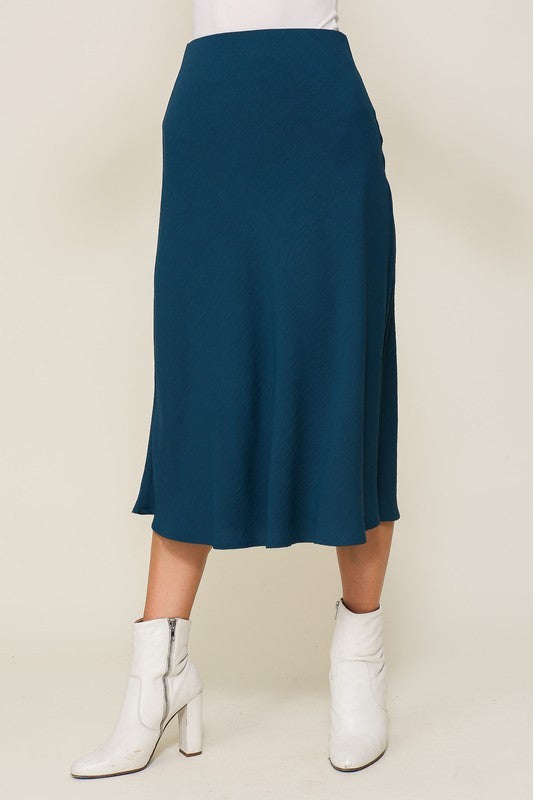 Midi Teal Skirt