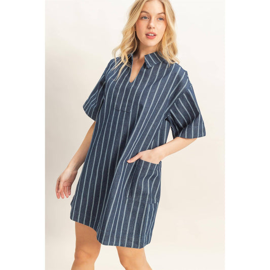 Striped Victoria Dress