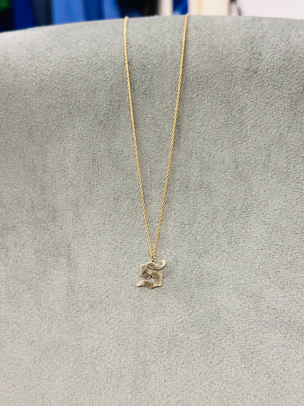 Gold Dipped Letter Necklace