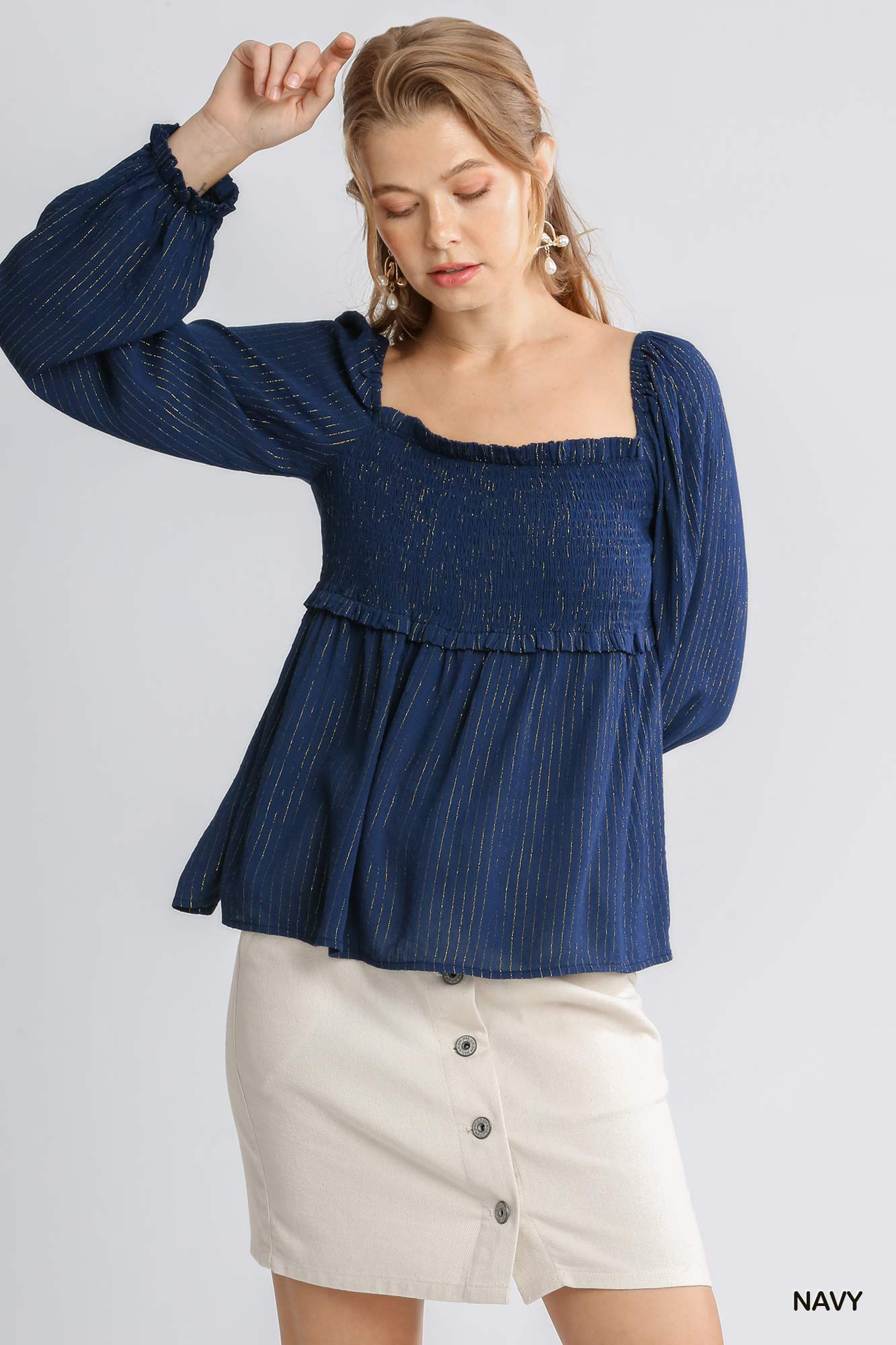 Lost in shimmer Blouse