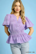 Lilac peplum