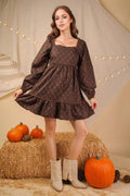 Lady Ruffled Dress