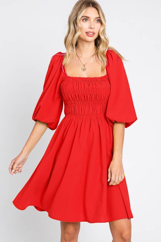 Lucy Pocket In Red Dress