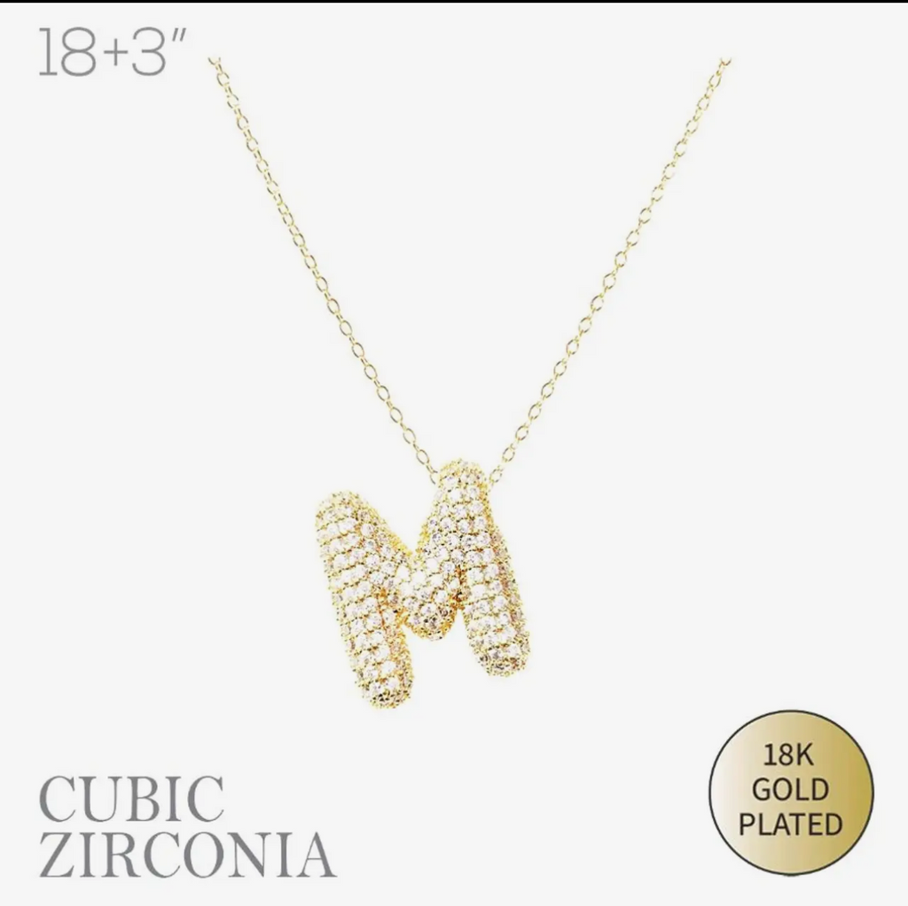 Chunky Letter Necklace