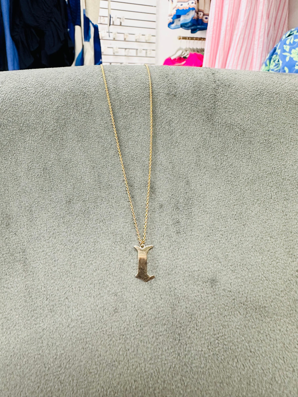Gold Dipped Letter Necklace