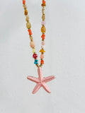 Pink Starfish Necklace