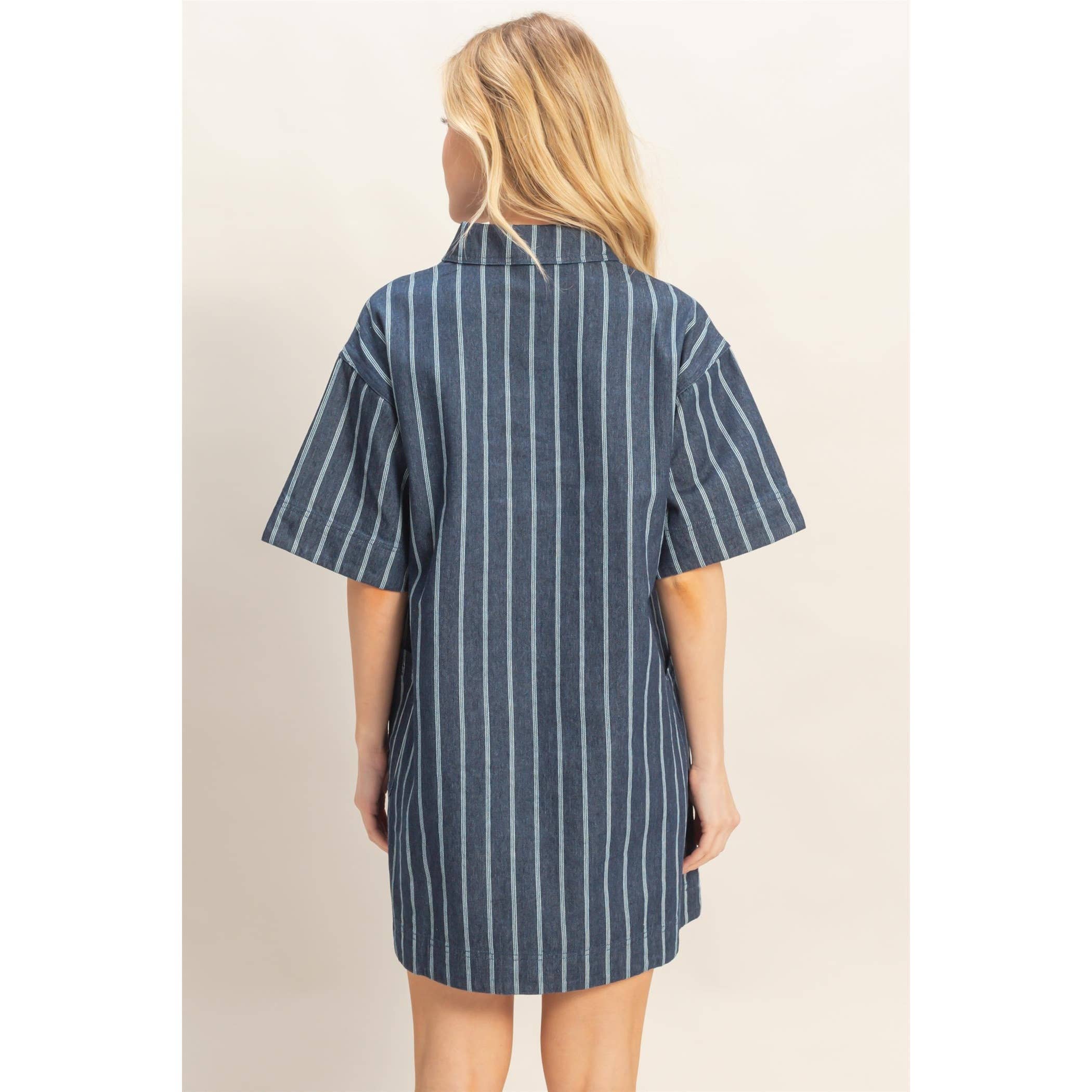 Striped Victoria Dress