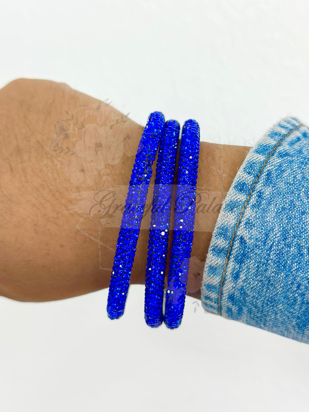 Rhinestone Bangle Set