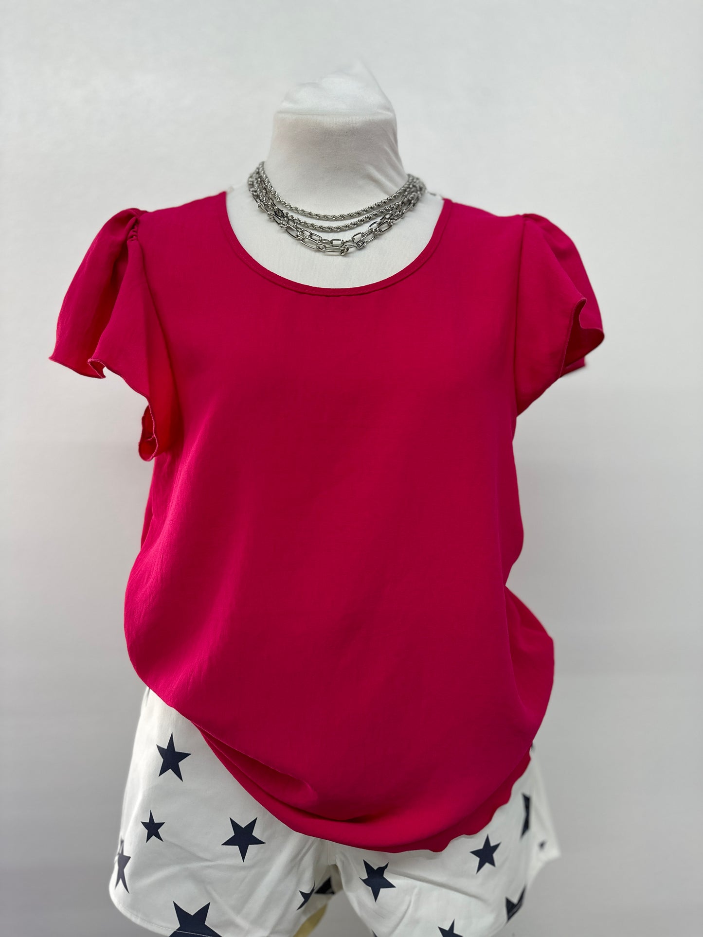 Andrea Top (hot pink)