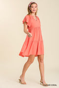 Peachy airy dress