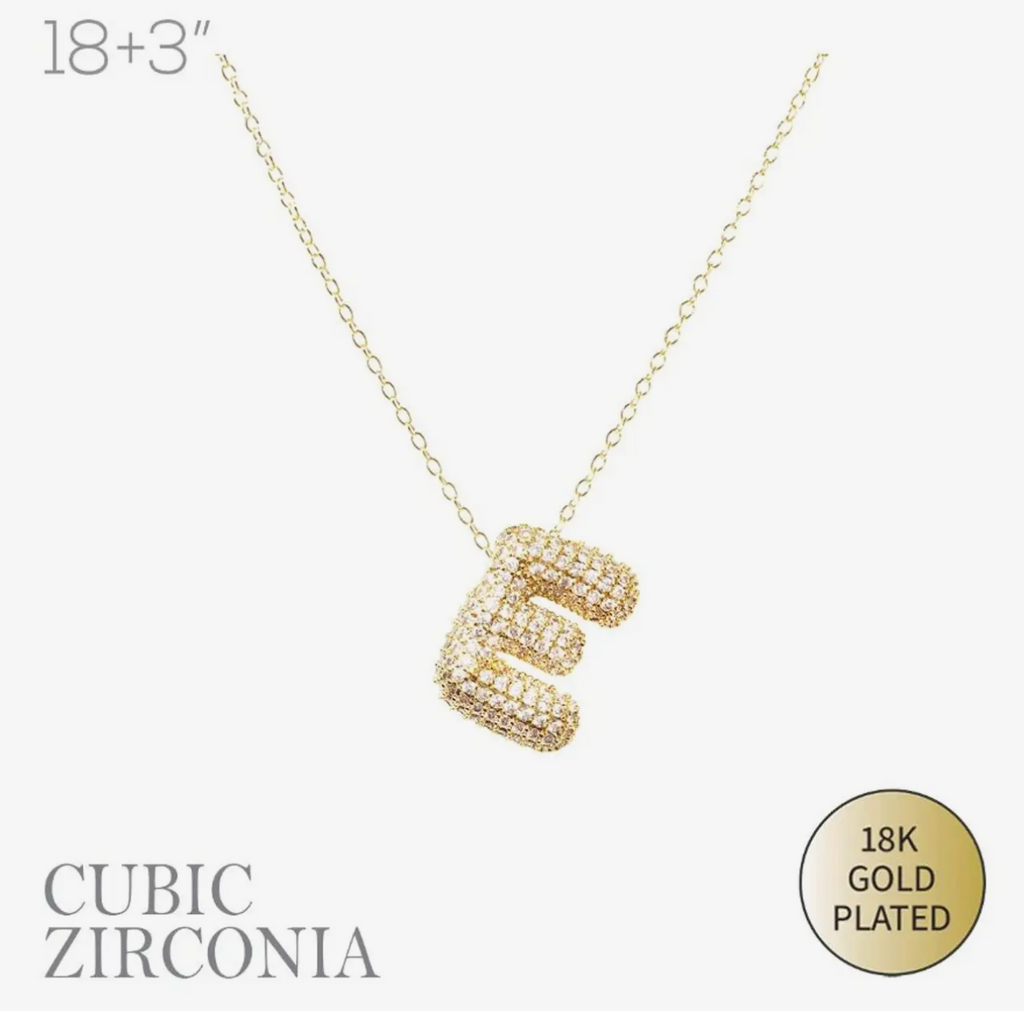 Chunky Letter Necklace