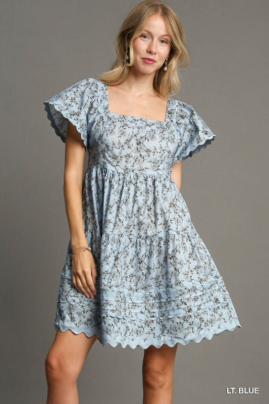 Floral Toile Dress