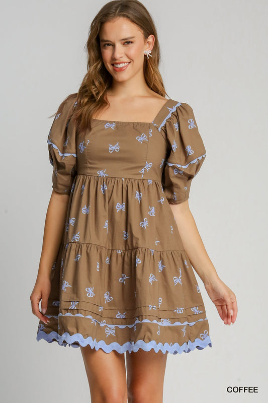 Stephanie bow Dress