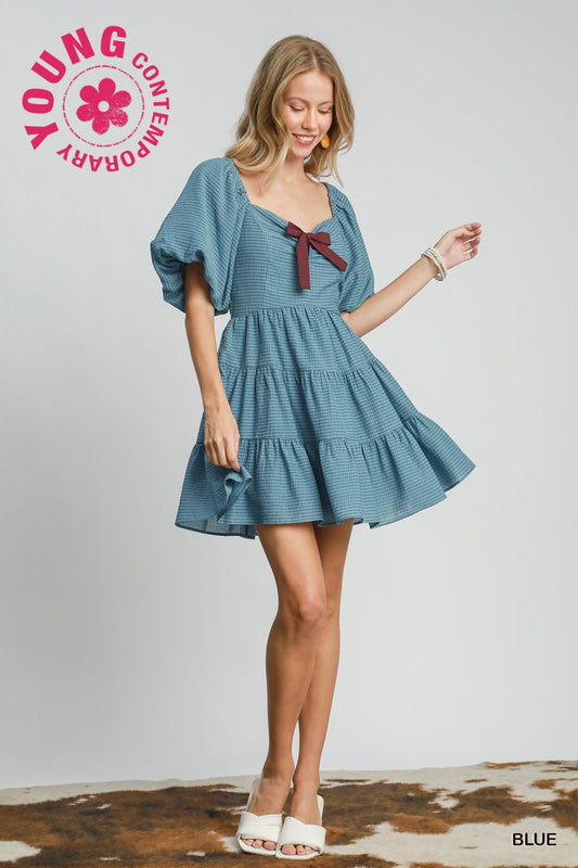 Seersucker Mini dress