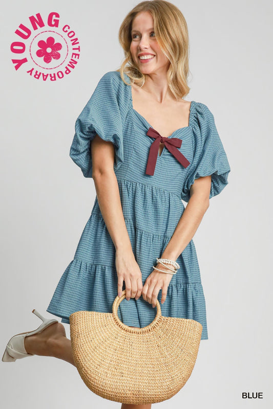 Seersucker Mini dress