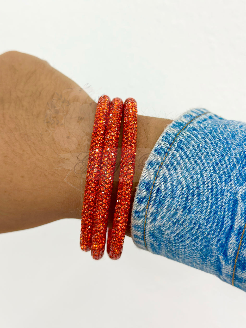Rhinestone Bangle Set
