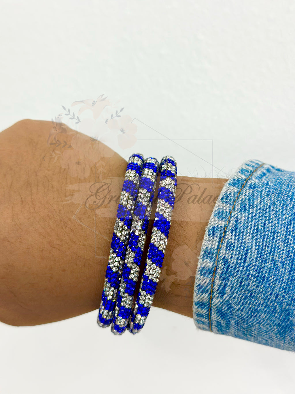 Rhinestone Bangle Set