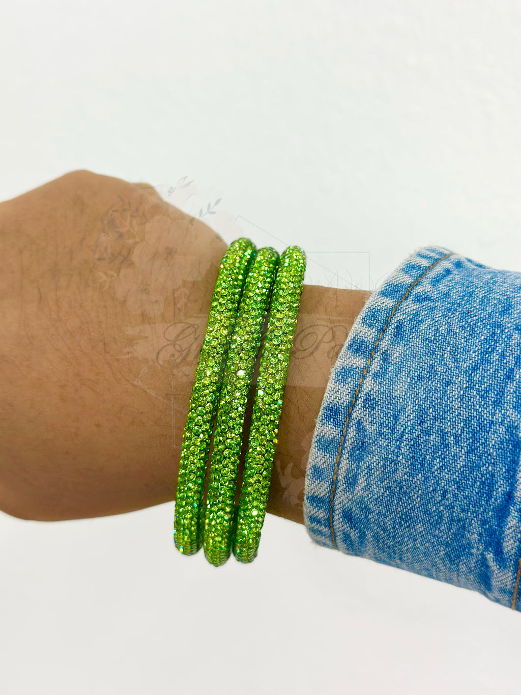 Rhinestone Bangle Set