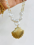Seashell layered Necklace