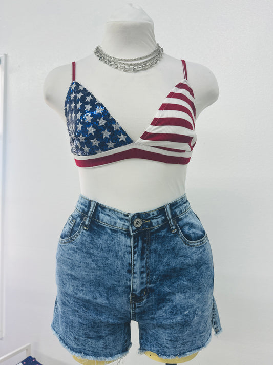 Americana Flag Bralette