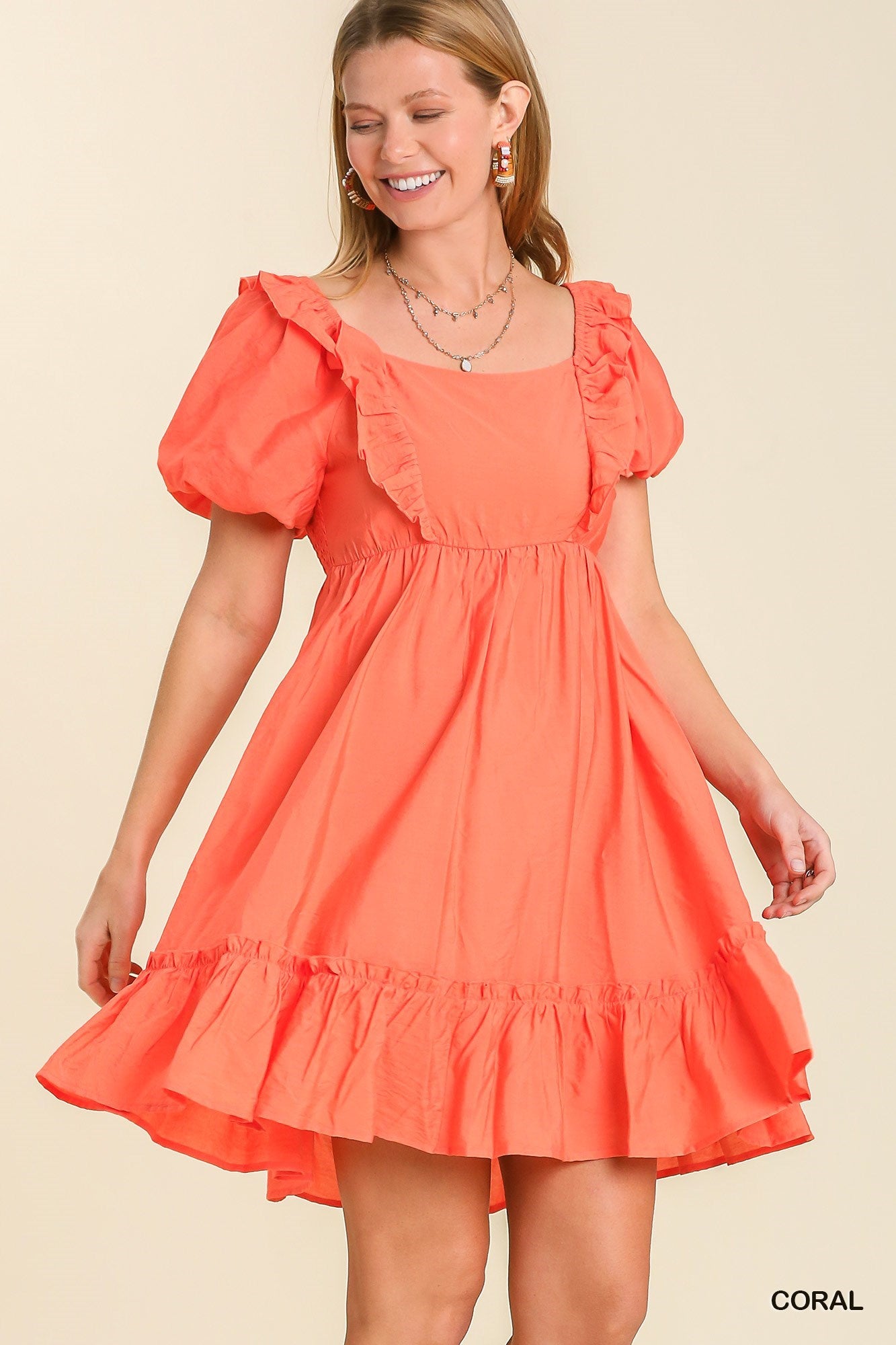 Coral Dress