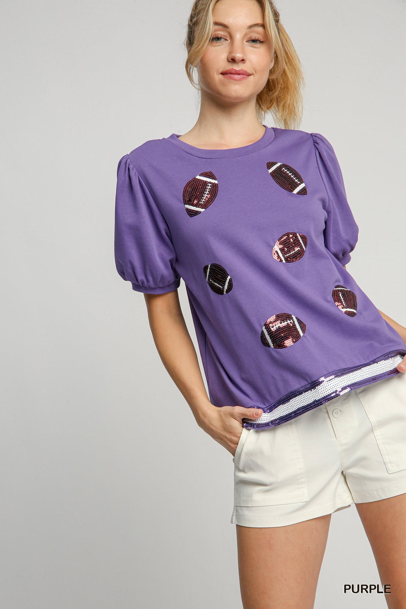 Gameday Spirit Sequin Tee