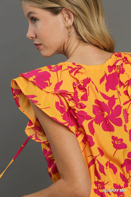 Katy Ruffle SLV Top