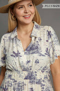 Vivian Toile Dress