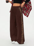 Leopard Wide Leg Pants