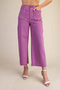 Wide-Leg Scallop Pant