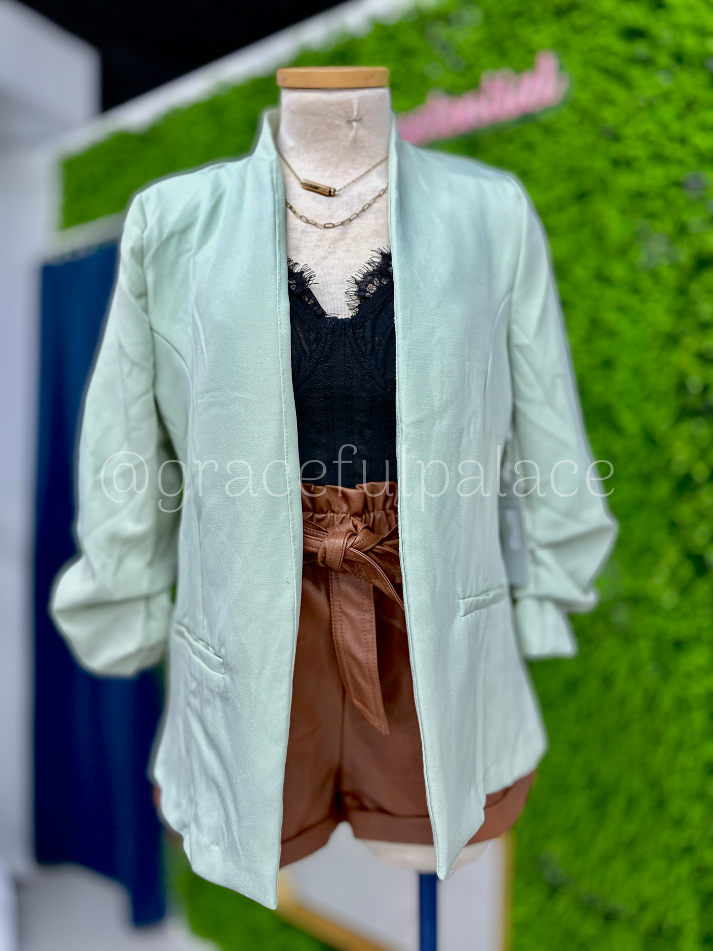 Ruched SLV Blazer